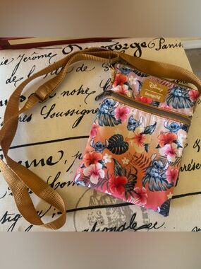 Loungefly Disney Stitch Sunset Passport Crossbody Bag
